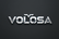 Big letters "VOLOSA" dark gray background, interesting font